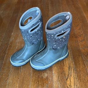Bogs kids unisex winter rain boots youth size 1